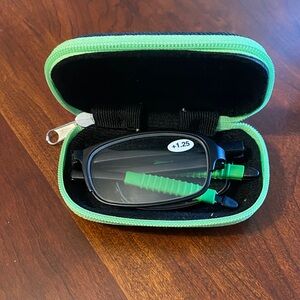 Readers. Foldable. 1.25 strength. NWT